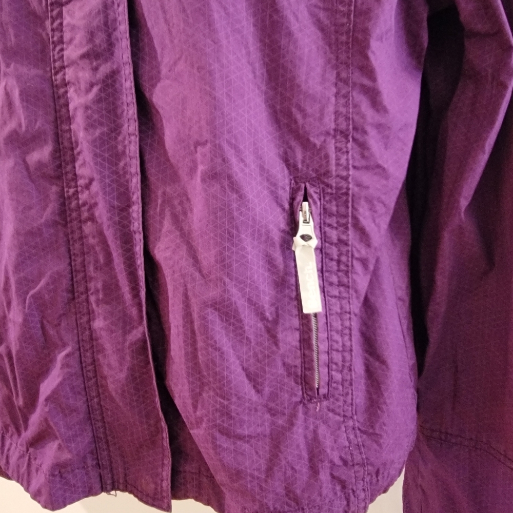 BENCH‎ URBANWEAR Barbque Winbreaker Jacket Hood Size 12 Purple - Picture 5 of 13